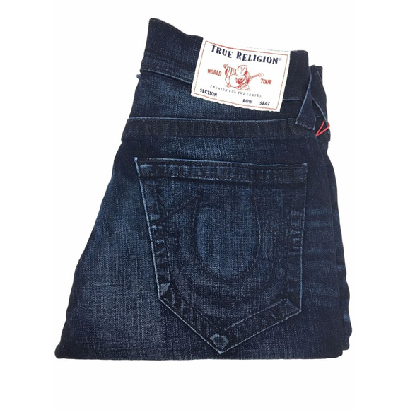 true religion ripped jean shorts mens